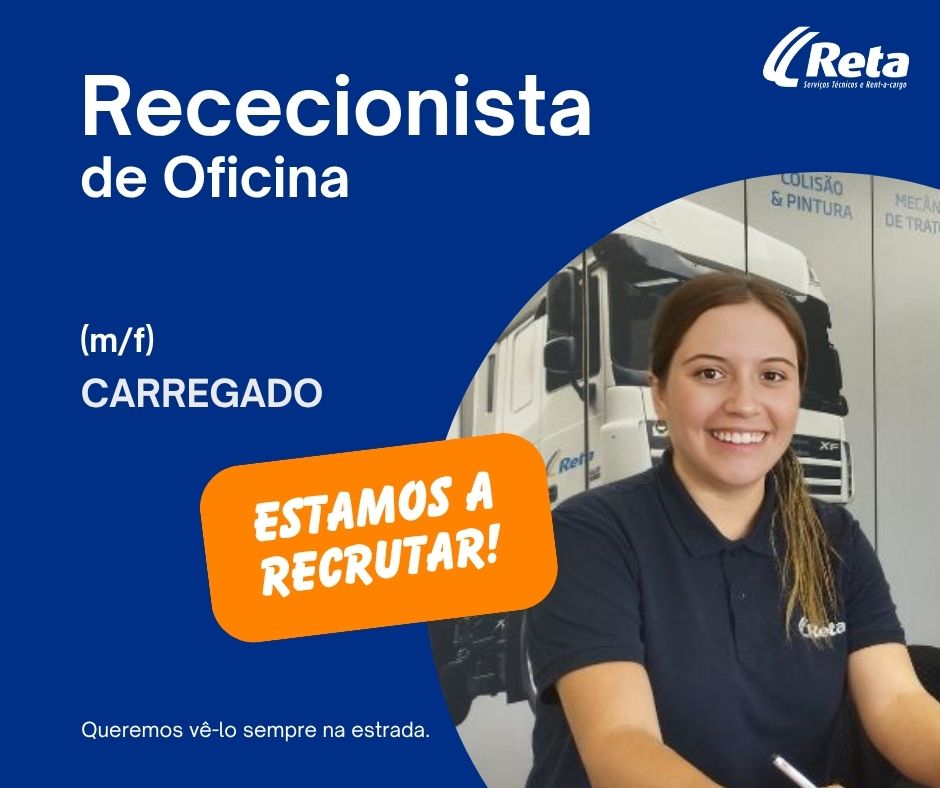 Rececionista Oficina Reta