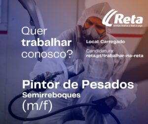 Recrutamento Pintor de Pesados Reta Carregado