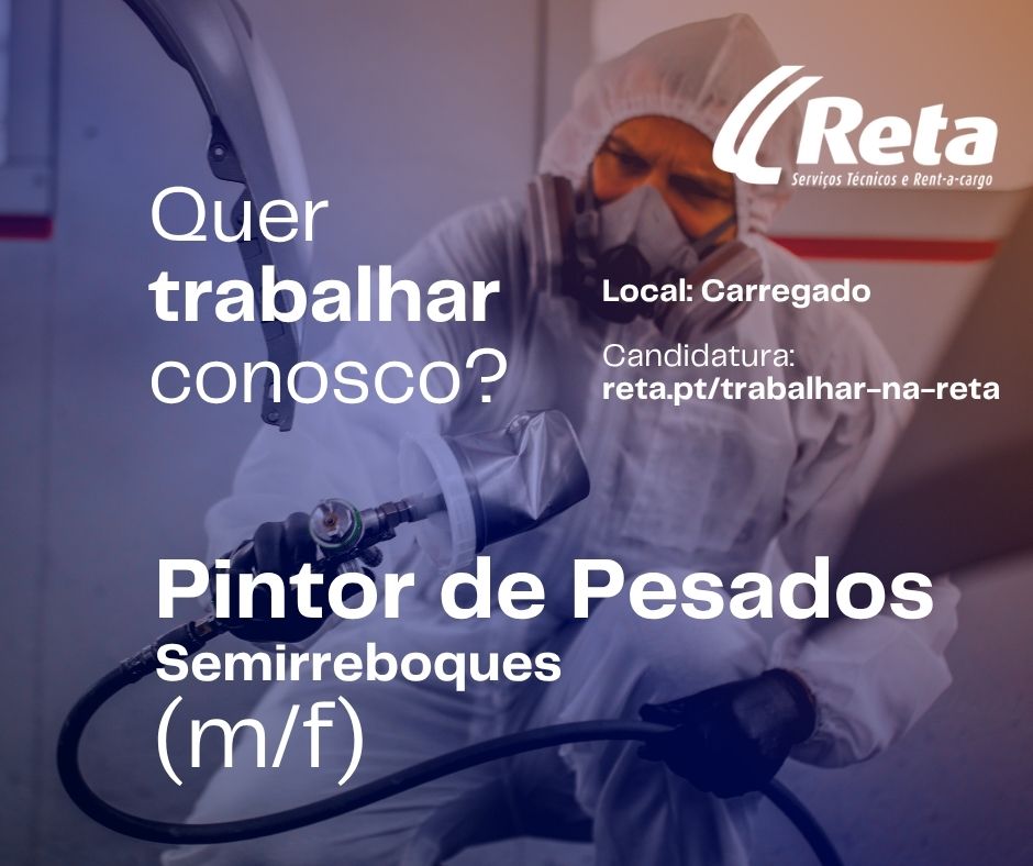 Recrutamento Pintor de Pesados Reta Carregado